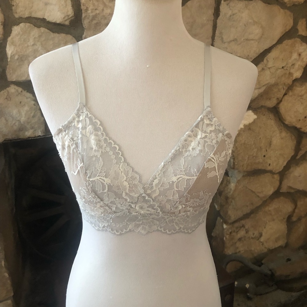 Natori Devotion Full Coverage Bralette In Mink/ W… - image 5